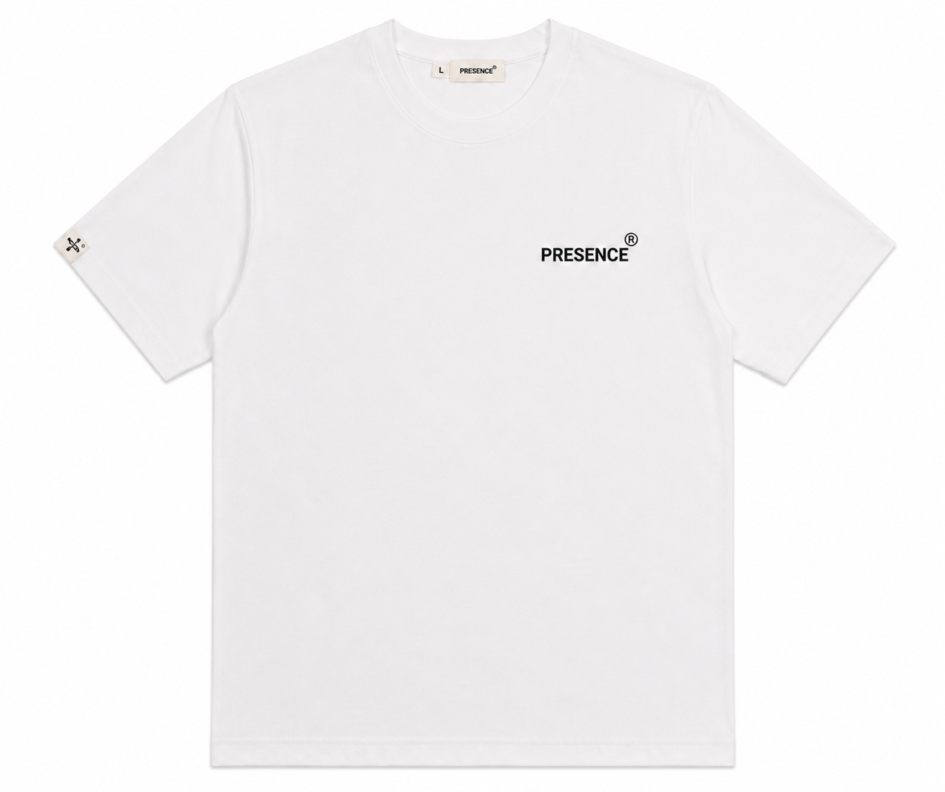 Presence Needed White Tee