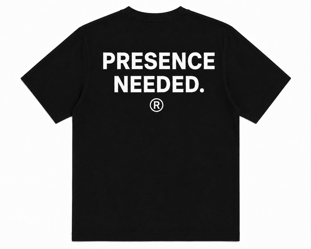 Presence Needed Black Tee