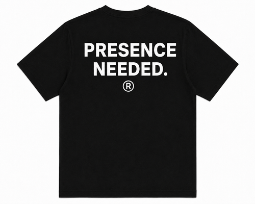 Presence Needed Black Tee